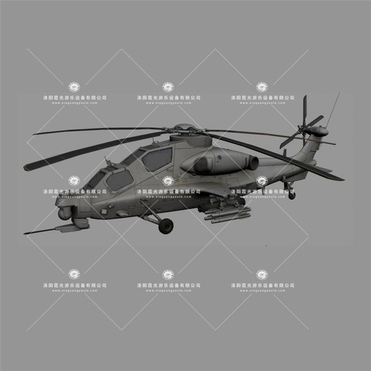 肥乡武装直升机3D模型